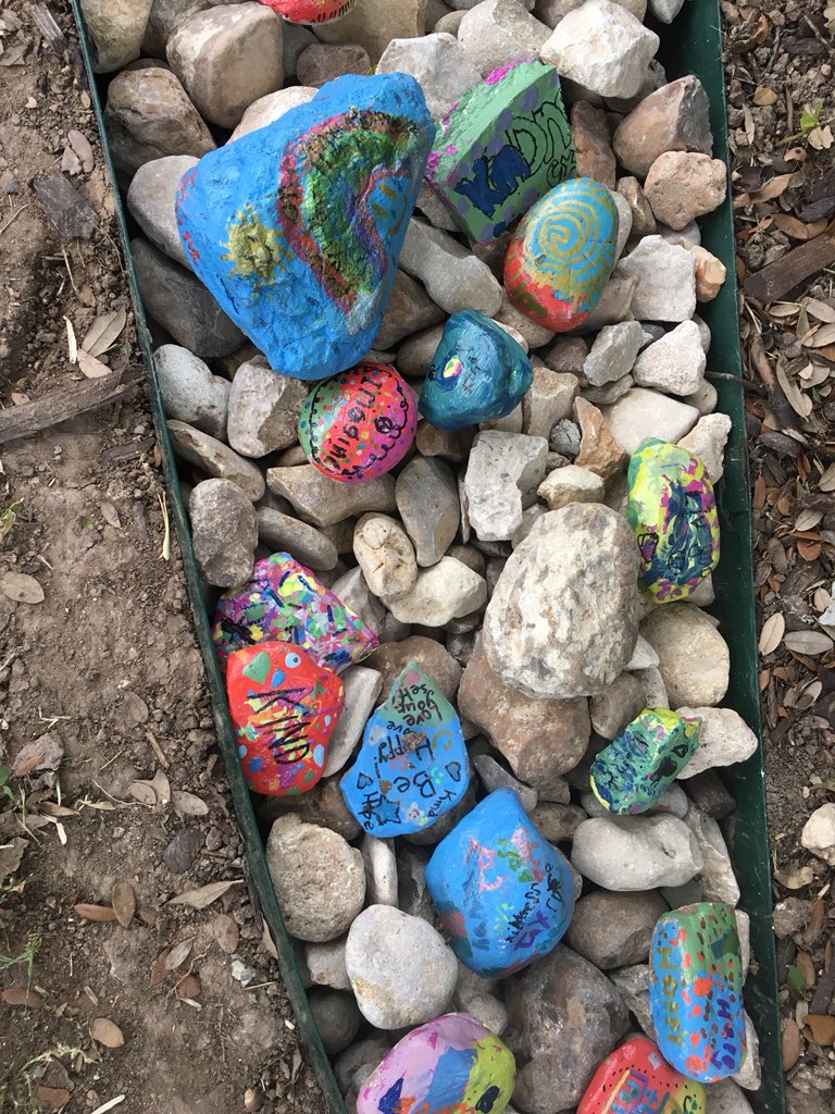 Theresa_SEL_CPI's tweet photo. Walking this path of kindness this morning @cowancoyotes is something to #SELebrate! So many positive affirmations ❤️@SELdarla @AustinISDSEL https://t.co/HQ0nGKY94G