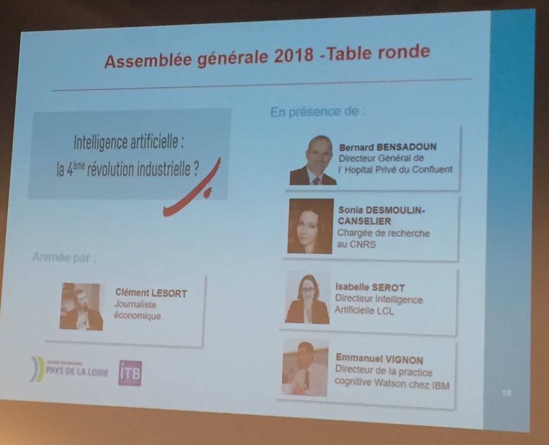 AG <a href="/FBFFrance/">FBF</a> #aitb <a href="/nantesfr/">Ville de Nantes</a> <a href="/audencia/">Audencia</a> conférence #AI #IA #Intelligence #Artificielle : 4ème #Revolution #Industrielle ?