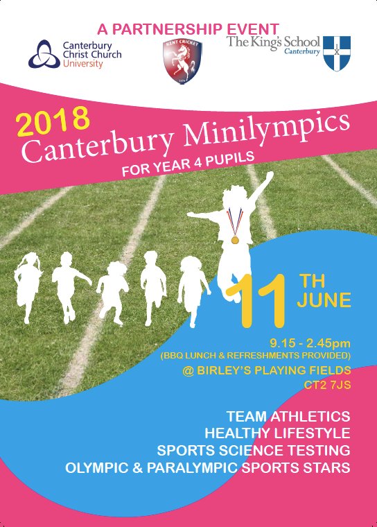 Proud to be sponsoring the #minilympics with @Kings_Partners @OutreachCCCU!!  What a great event! #Athletics #sponsorship