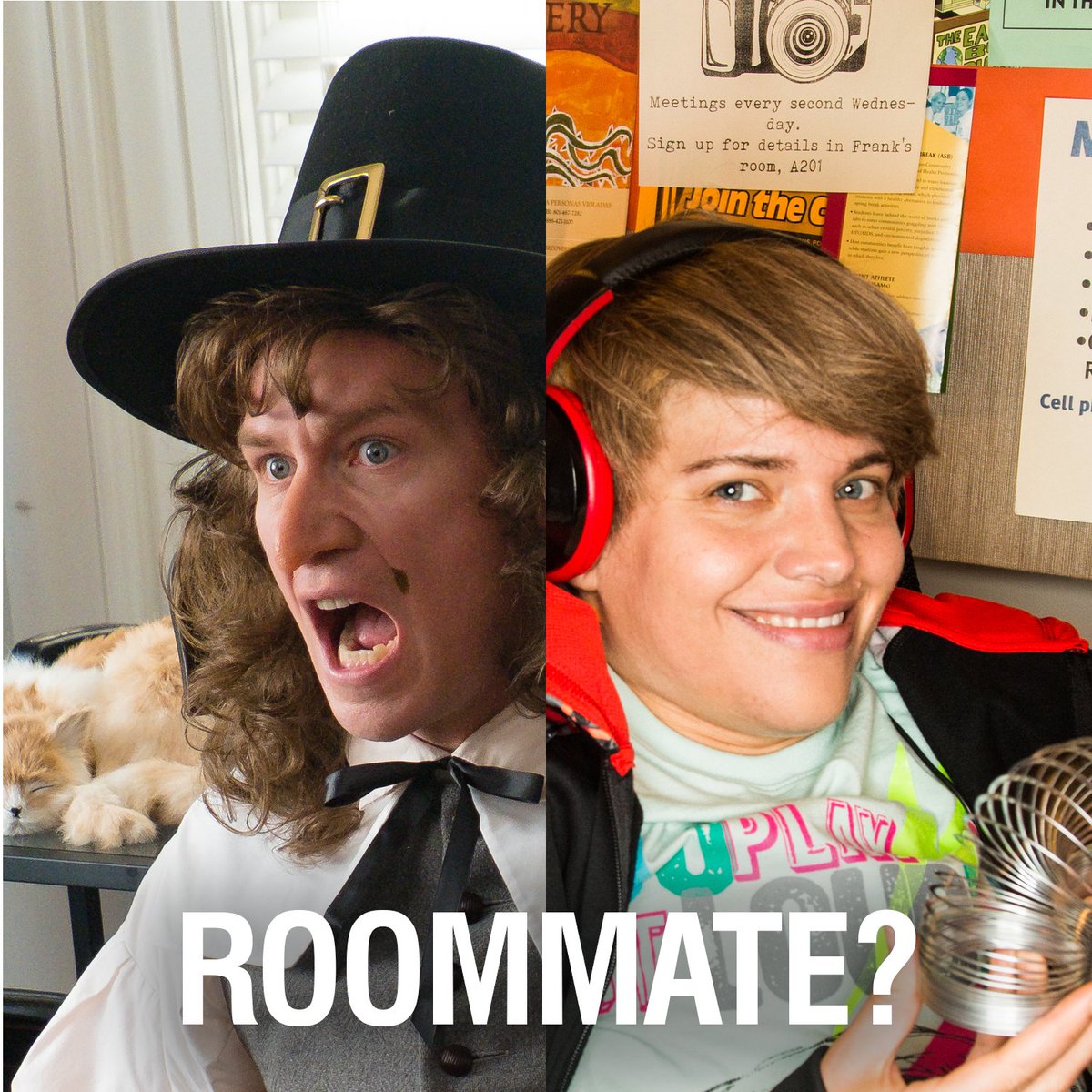 studioc_tv's tweet photo. Choose your roommate. #StudioC #PuritanRoommate #CallinCollin https://t.co/xmXlph8OC9