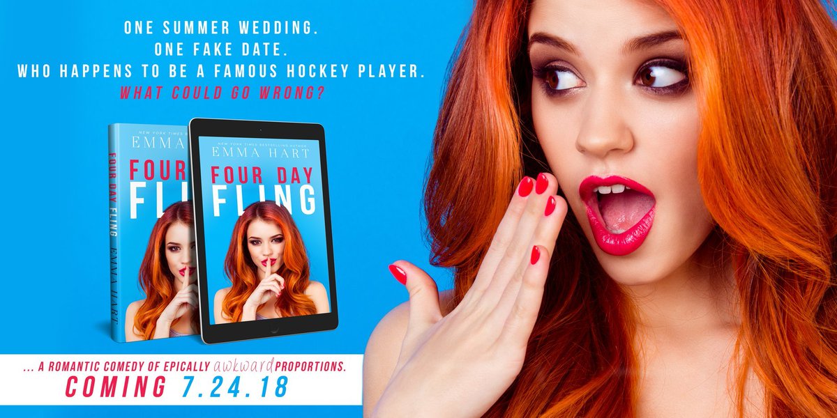KindleFriends's tweet photo. #CoverReveal We're loving this super-fun cover for @EmmaHartAuthor' all-new standalone romantic comedy of epically awkward proportions, FOUR DAY FLING, releasing 24th July! Blurb and pre-order links: https://t.co/pSlgT61cGg
#epicallyawkwardromcom
@InkSlingerPR https://t.co/PqpOFKTfLb
