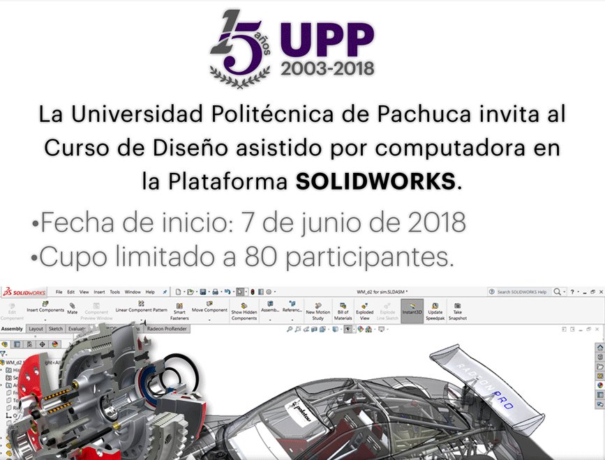 AdistanciaUpp's tweet image. #𝙎𝙊𝙇𝙄𝘿𝙒𝙊𝙍𝙆𝙎 es el mejor conjunto de herramientas de diseño de ingeniería, simulación y diseño. Por ello te ofrecemos el curso 𝘿𝙄𝙎𝙀Ñ𝙊 𝘼𝙎𝙄𝙎𝙏𝙄𝘿𝙊 𝙋𝙊𝙍 𝘾𝙊𝙈𝙋𝙐𝙏𝘼𝘿𝙊𝙍𝘼 𝙀𝙉 𝙇𝘼 𝙋𝙇𝘼𝙏𝘼𝙁𝙊𝙍𝙈𝘼 𝙎𝙊𝙇𝙄𝘿𝙒𝙊𝙍𝙆𝙎. Más en→ goo.gl/iHr9pw