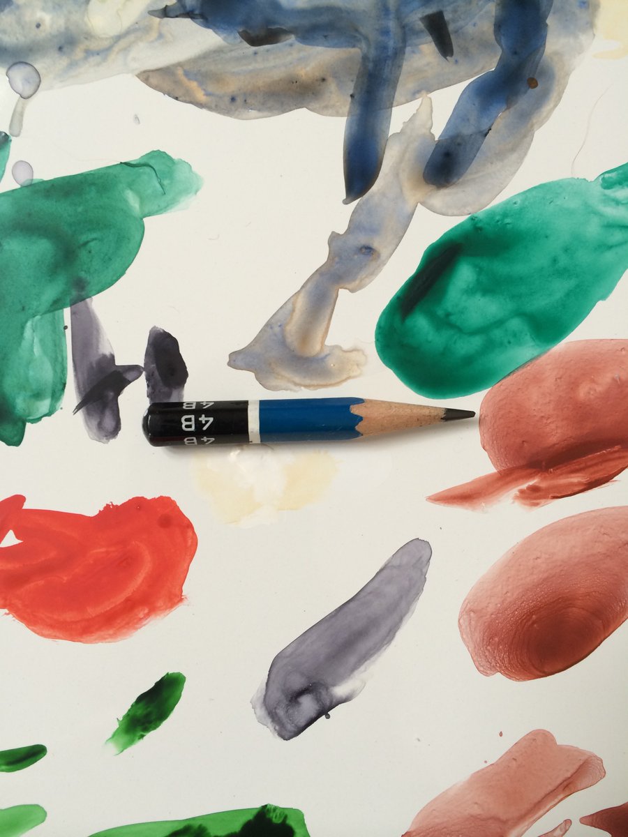 BarbaraPrey's tweet photo. Hard to believe it's been a year already—last year on Memorial Day building 6 @MASS_MoCA opened and my painting for the museum was unveiled to the public. Here is one of the many color studies for my painting #tbt #building6 #oneyear #commission #largestwatercolor #watercolor https://t.co/tUkDh9DnGm