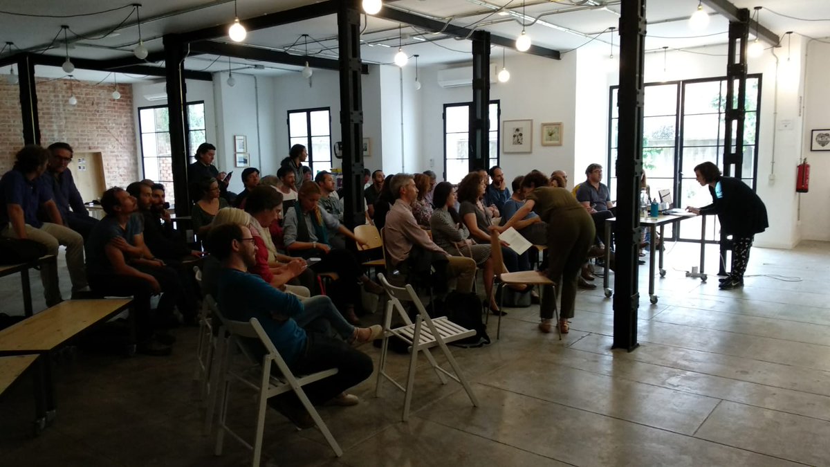 Reunidos en la asamblea de @SomosSANNAS, fantástico a tanta gente en el espacio Pi17! :-)