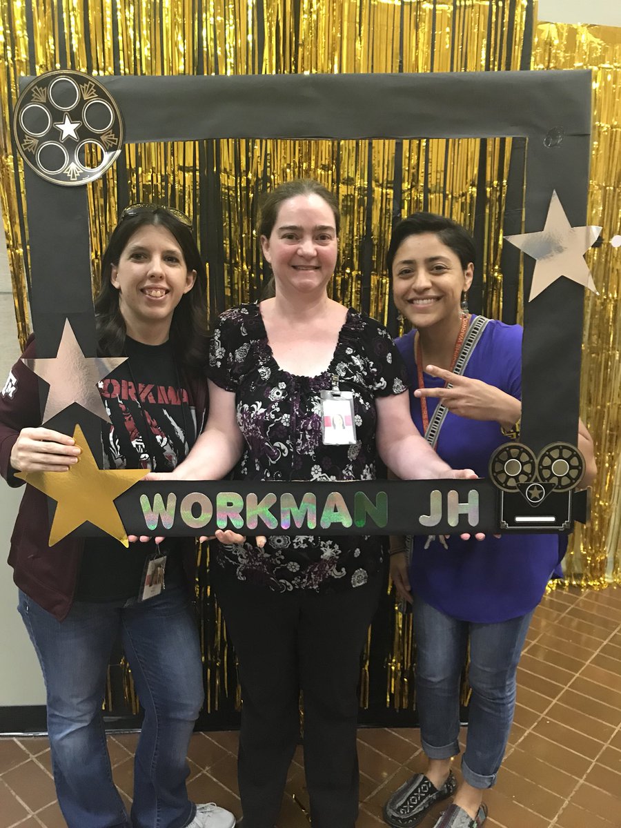 WorkmanWildcats's tweet photo. Ms. Wade, Mrs. Raef, & Ms. Callado are all smiles as they celebrated our students during the 8th Grade Awards Program.
#WorkmanStrong
#OurScienceTeachersRock https://t.co/tRZQX3gf8x