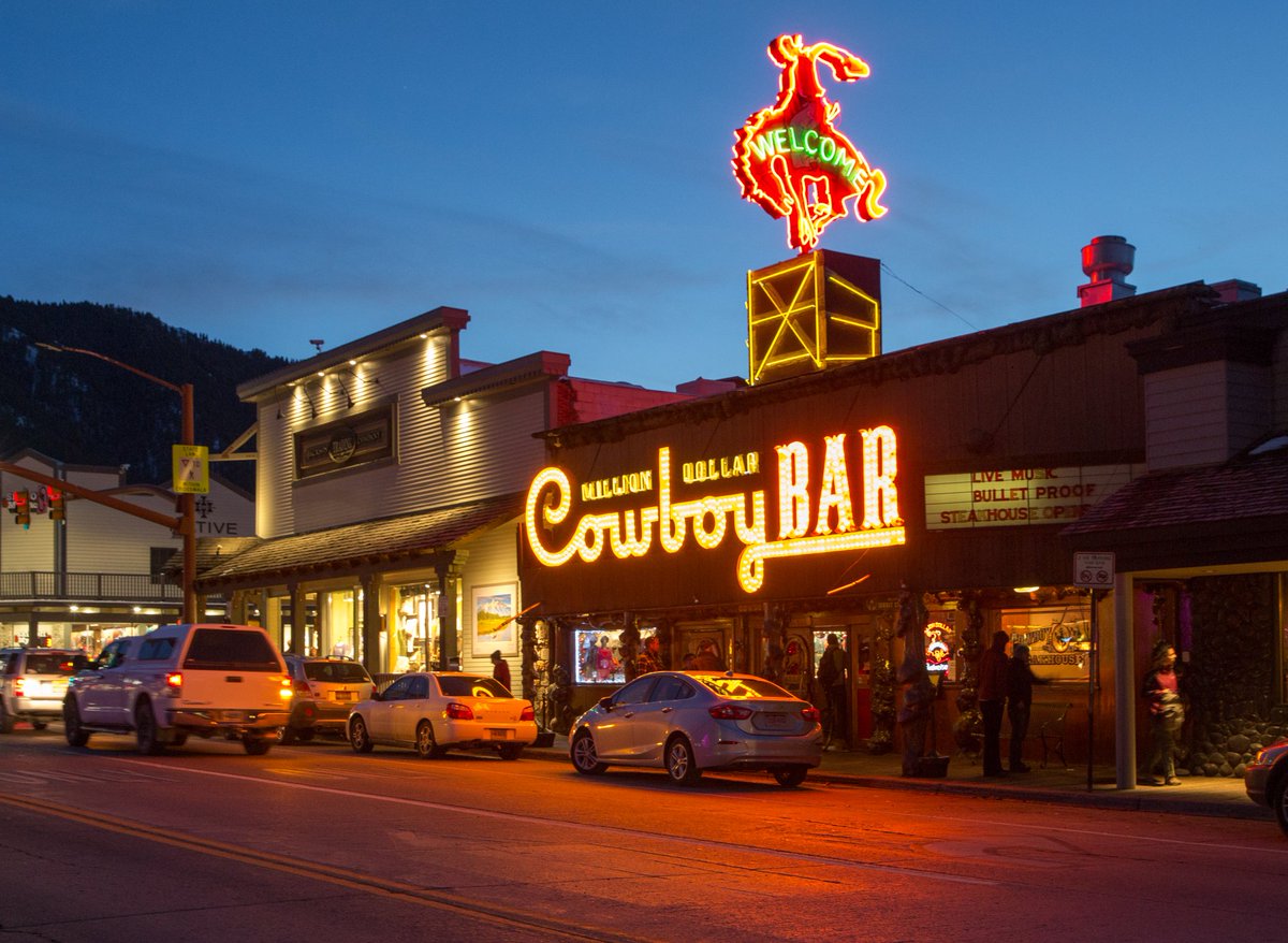 Old West Days, a May festival in #JacksonHole celebrating Western culture with a parade, family activities, rodeo, live music, local beer, and more begins tonight at the Million Dollar Cowboy Bar! #StayWild