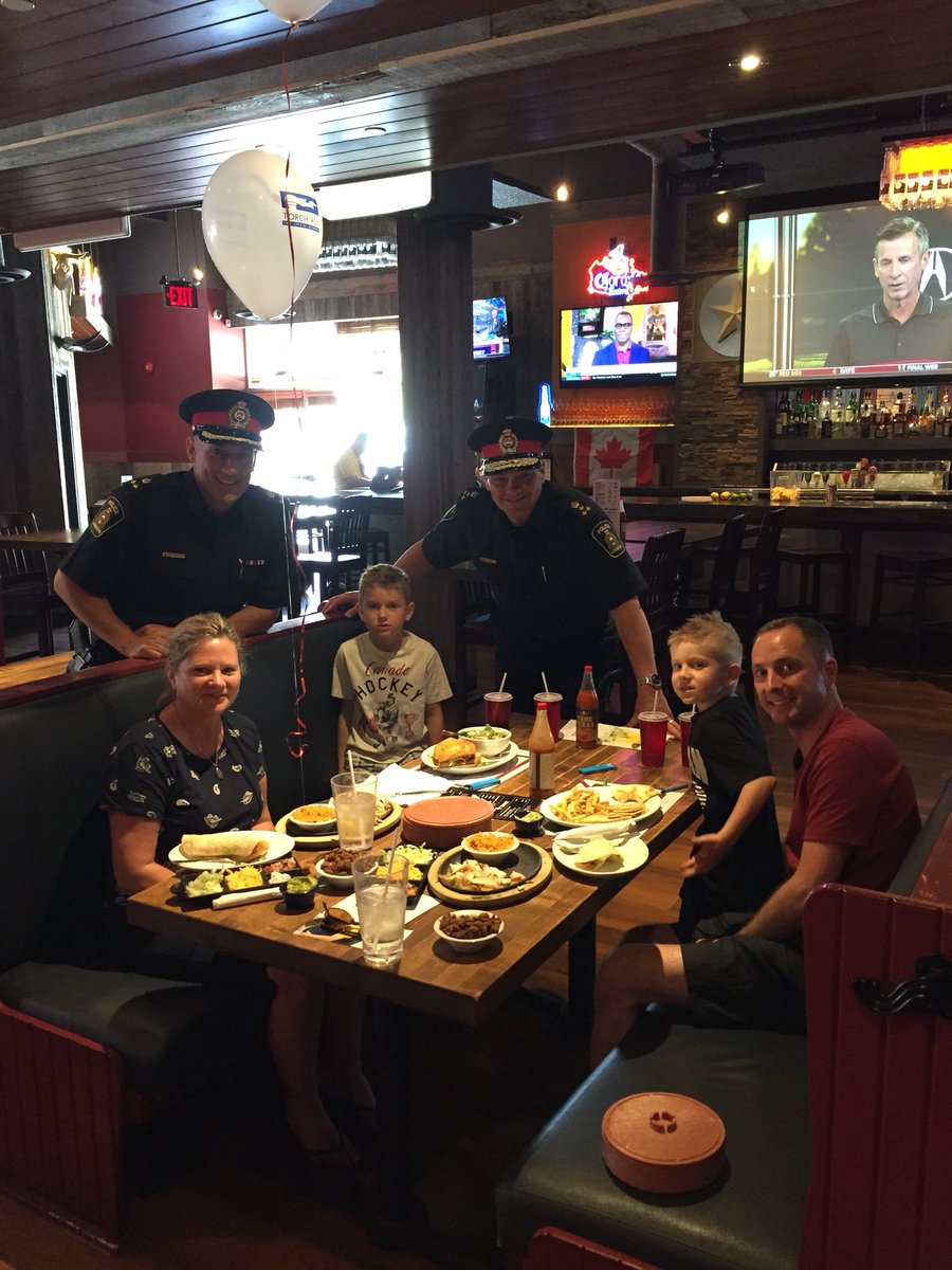Torchrunlondon's tweet photo. Even @John_Pare and @DarylLongworth are joining in the fun! All for Special Olympics!! #copsandcowboys @lpsmediaoffice @LSTGLondon https://t.co/iKTGXagQcx