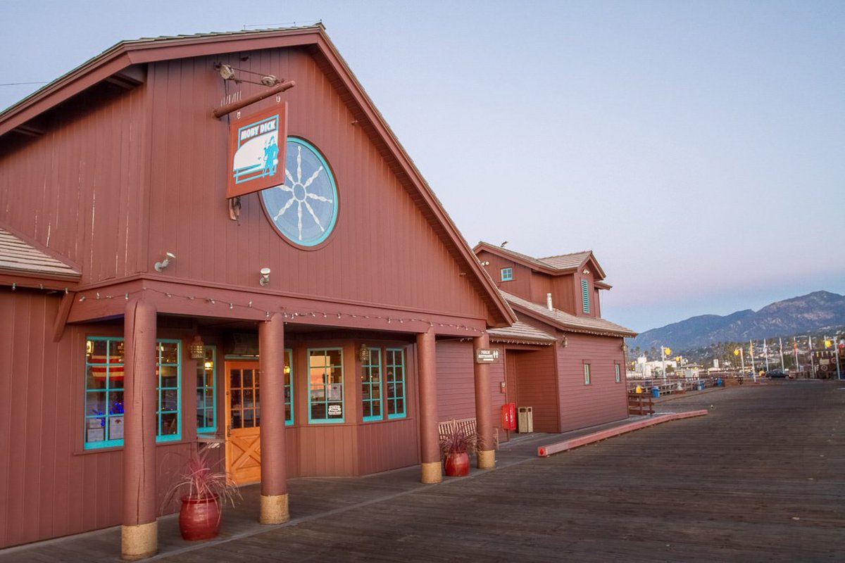 Did you know Stearns Wharf is the oldest working wood wharf in California? We're proud to have a spot on this historic (and fun!) Santa Barbara site. Whether you're checking out the waves, visiting the Sea Center, or just taking a stroll, we'd love to see you drop by Moby Dick!