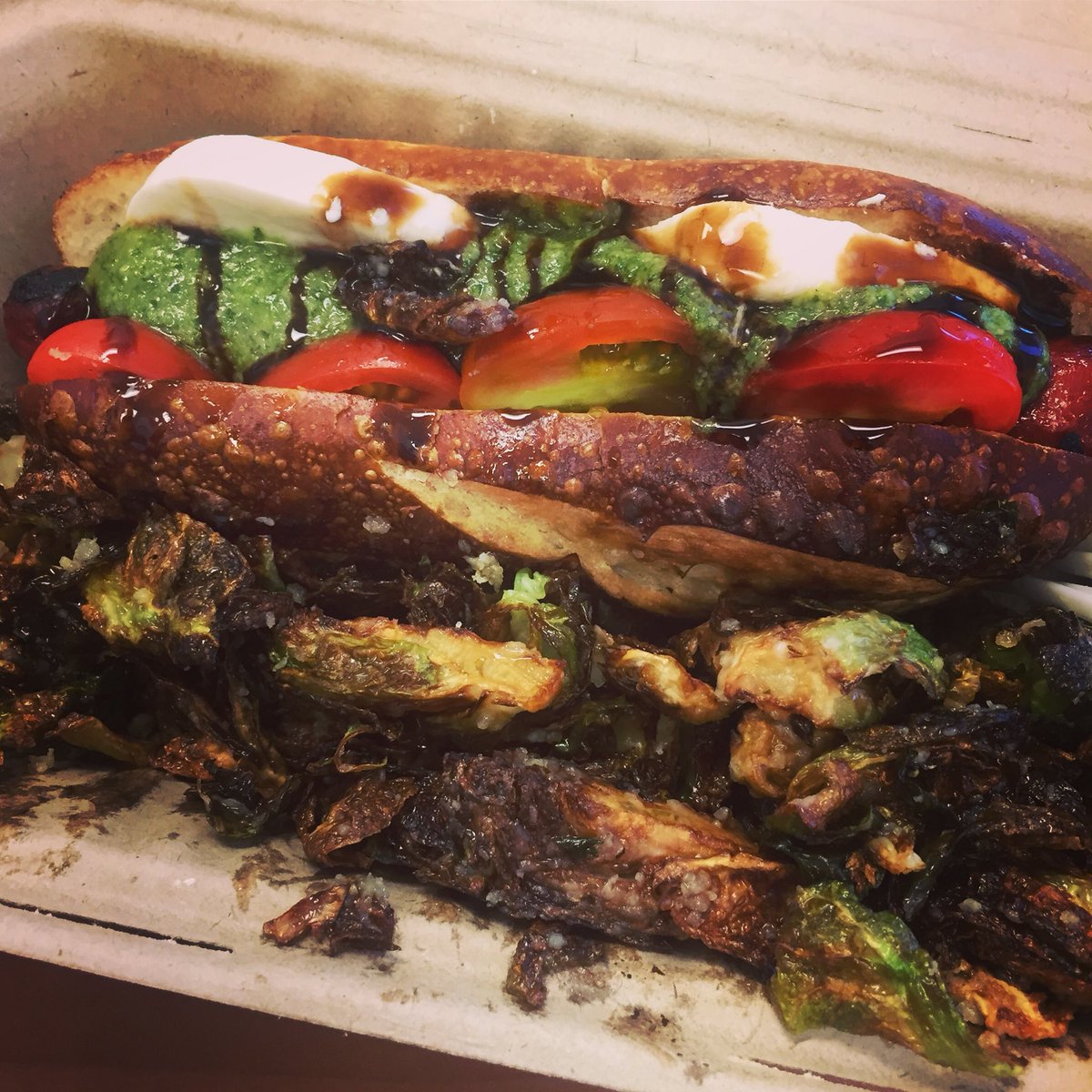 kebeaugh's tweet photo. Crispy brussel sprouts are good for your eyes, right?! 😍😍😍#HealthyVisionMonth #EyeSpy2018 https://t.co/xUty3NEmTw
