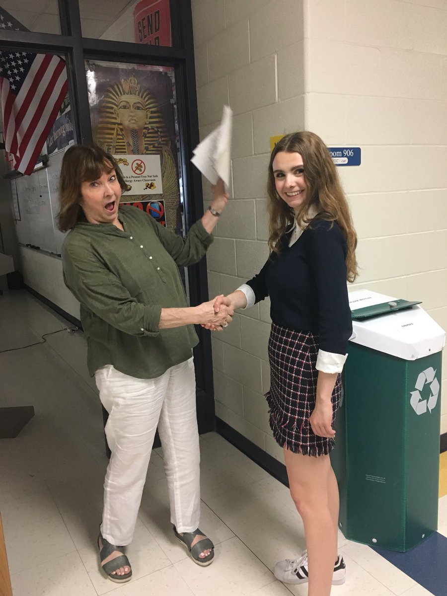 Allen4Pres2020's tweet photo. Two other great educators, Mr. Baker and Mrs. Wielgolewski, who are giving their full support to the Allen campaign! Be sure to vote! #AllenforAll #Allen2020 https://t.co/CTcdsxIu8a