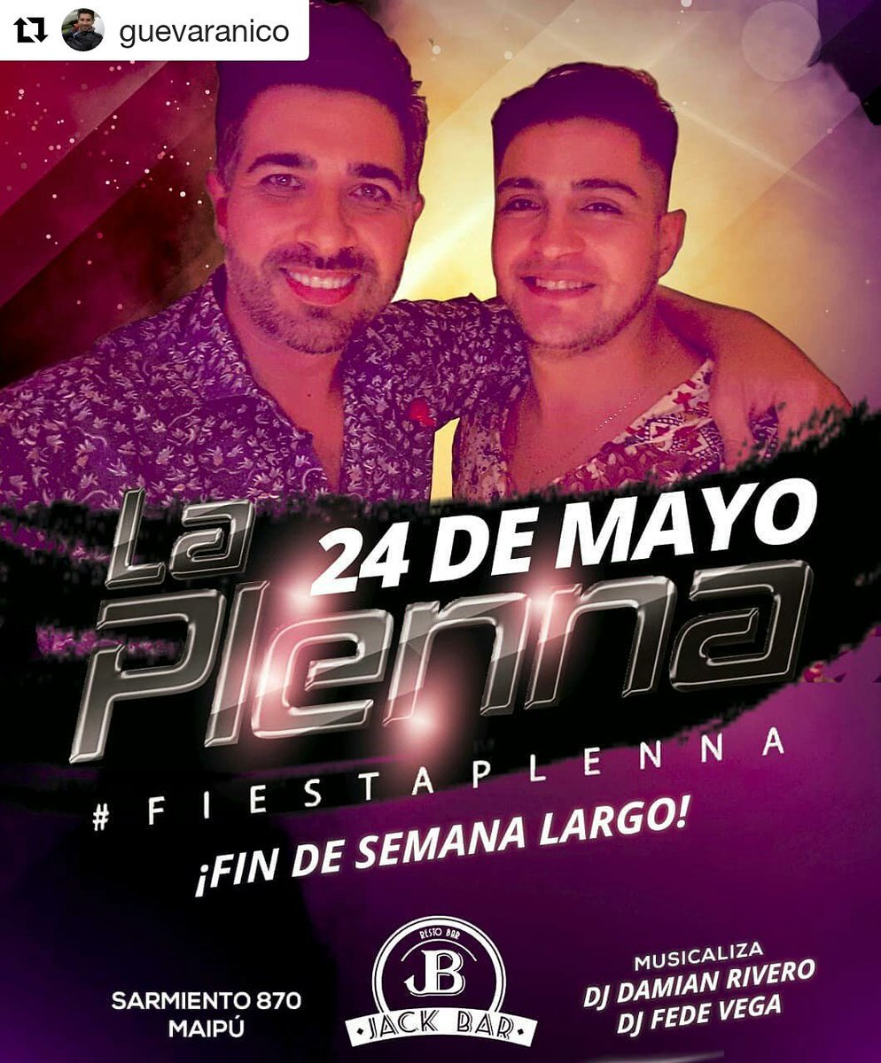 laplenna's tweet photo. Esta noche hay fiesta y de la buena.
..#FiestaPlenna en #JackBar https://t.co/NZs4tGa4Pe