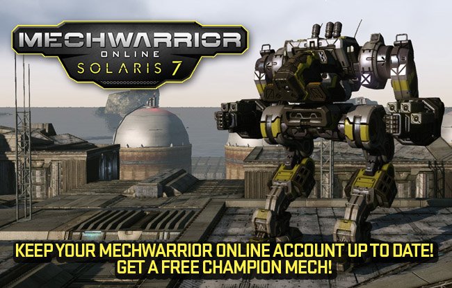 MechWarrior Online on X: MWO GDPR compliance patch and Free