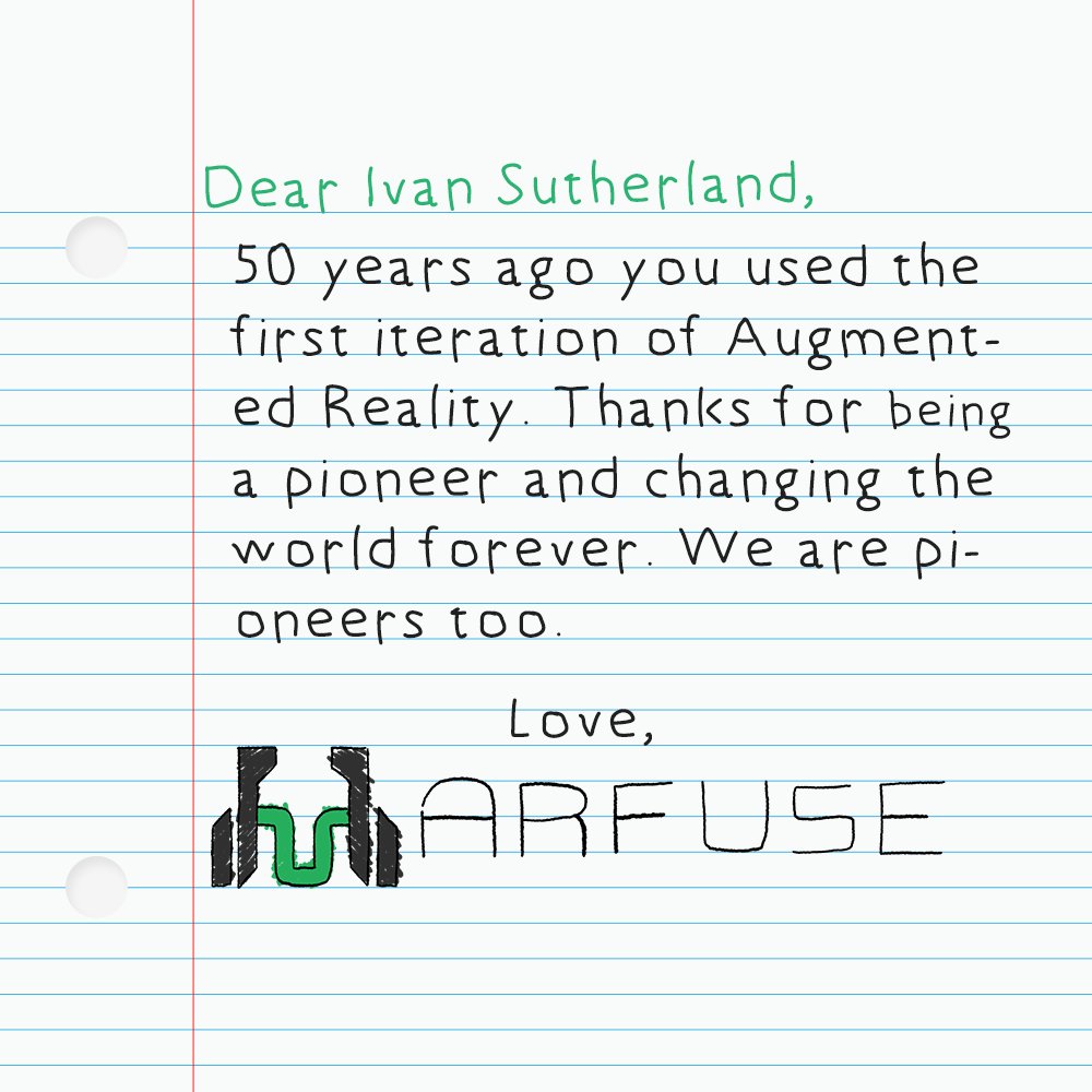 CandyLabTweets's tweet image. #Thursday Motivation 🔑 Today we honor the “Father of Graphics” aka Ivan Sutherland who invented the first head-mounted display system suspended from the ceiling in 1968 💫 That  is now referred to as the birth of #AR &amp;amp; now you can join the movement @ goo.gl/BMPH65