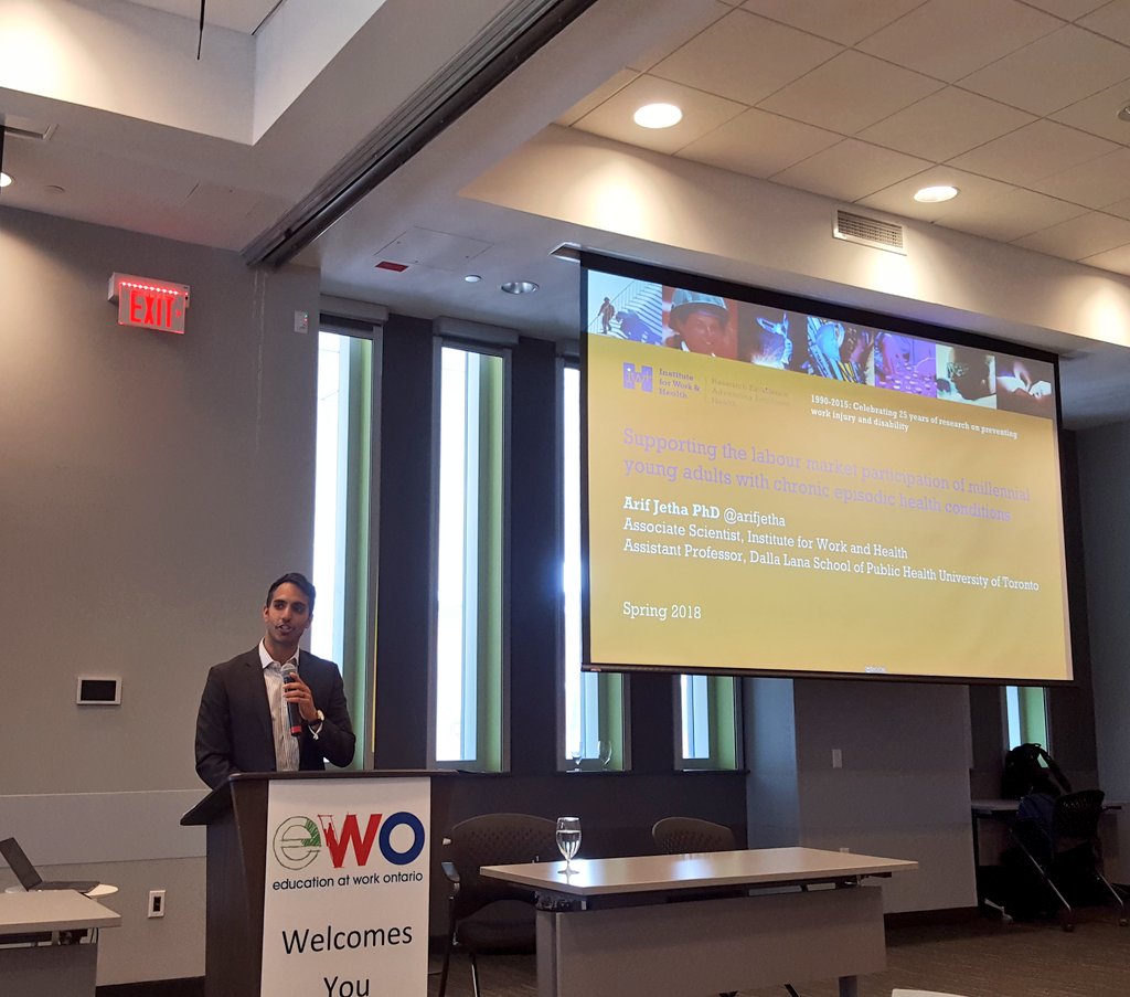 EWOcoop's tweet photo. Keynote speaker @ArifJetha shares research with our team on helping students with disbilites! #EWOPD https://t.co/iPAQWyUeCM