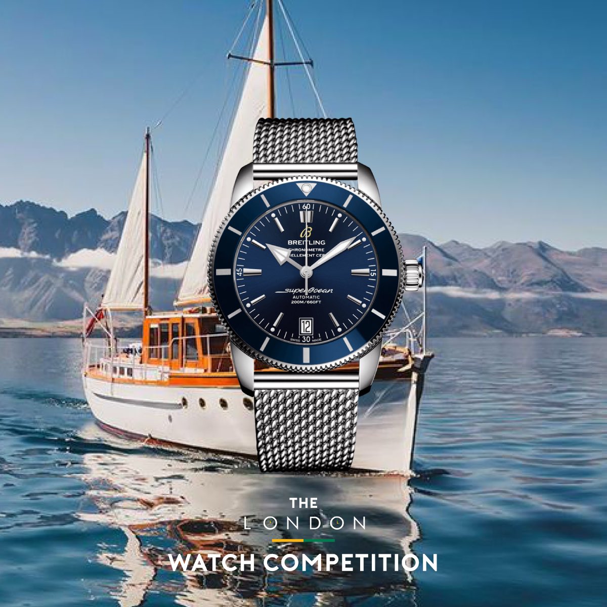 LondonWatchComp's tweet photo. Breitling Superocean Heritage II...at home on the water 🚣 WIN your own for £1.50 https://t.co/PYe7i6T2rb #watch #breitling #competition https://t.co/7Rt8mZjsNX