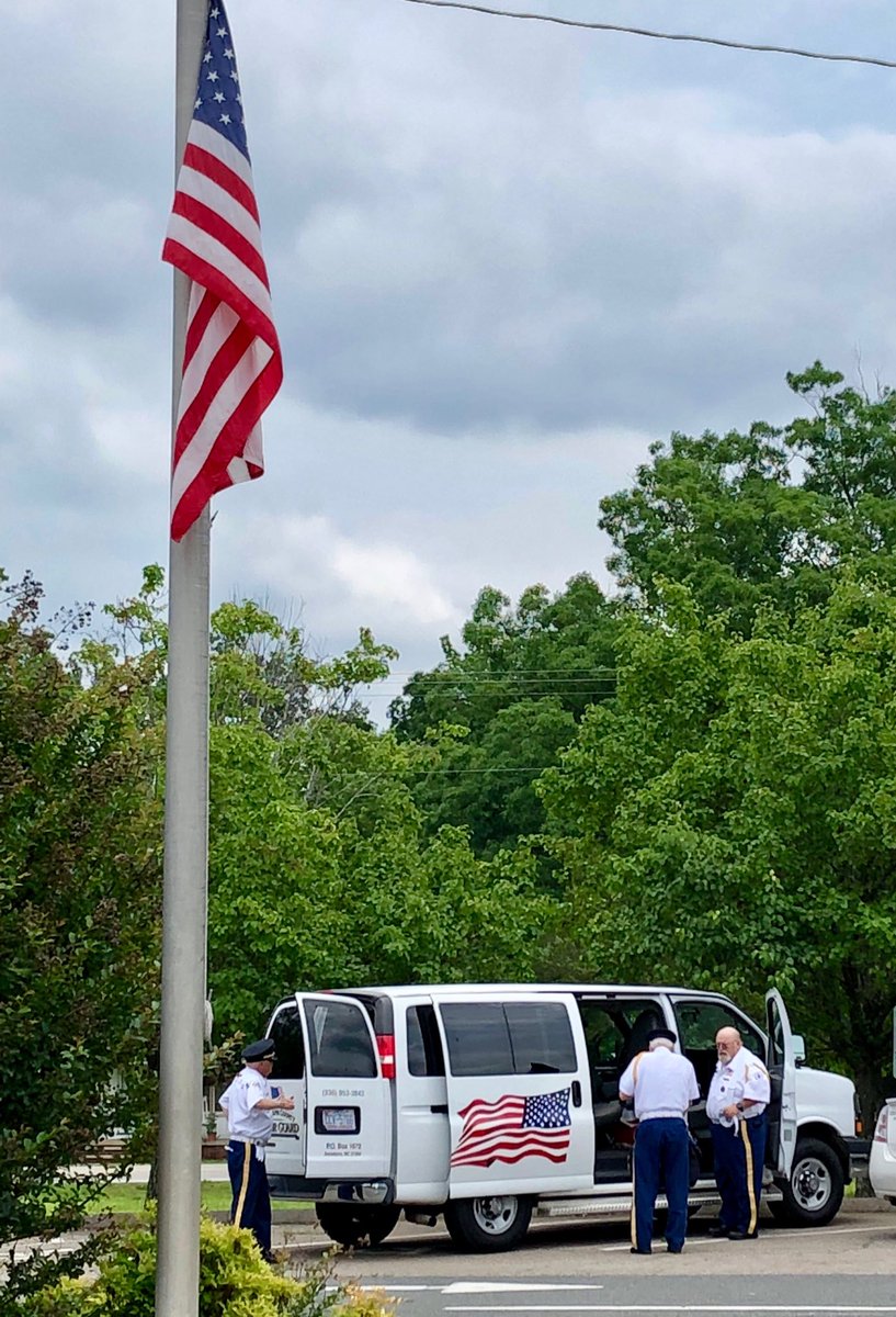 Special guests for <a href="/HighfallsEagles/">Team Highfalls</a> Memorial Day Assembly! #smallschoolbigimpact