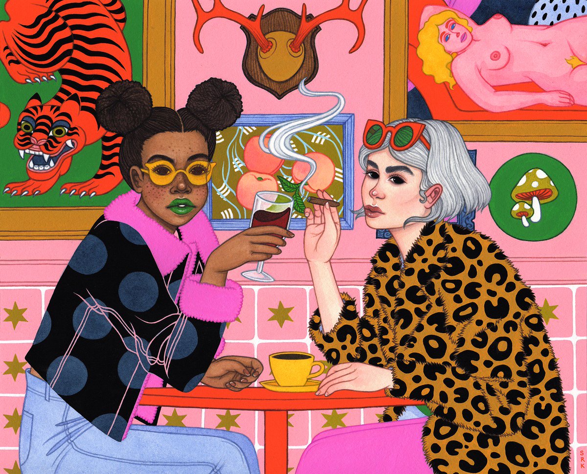 srkart's tweet photo. Hi! I'm an illustrator who specializes in portraits, groovy patterns, and all things spooky. You can reach me at info@shannonrknight.com.

Website: https://t.co/BViFa7haeJ
Instagram: https://t.co/blz25jY42j
Facebook: https://t.co/Xm4SNg9r27 https://t.co/iamzBY7OVX