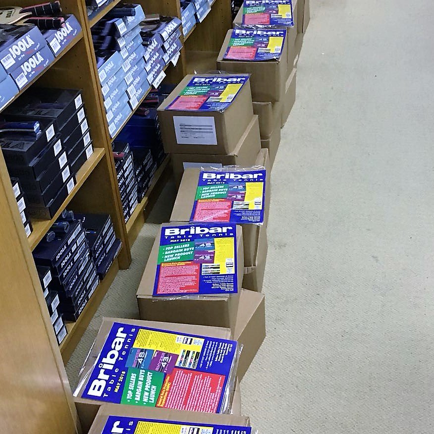 Bribartt's tweet photo. New Catalogue Alert!! Our Mini Summer Catalogue is out now &amp; packed with new products, bargain buys &amp; our best sellers! It will be hitting doormats next week and in the meantime check out the on-line version: 👉 https://t.co/frXFxoRqrg 👈 #Tabletennis #TeamBribar https://t.co/JjYsMO1aTd