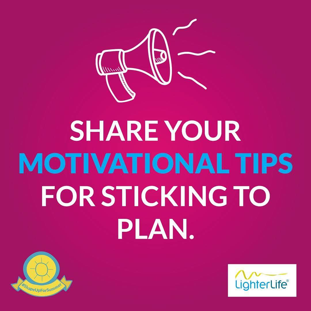 LLTorbay's tweet image. Share the LighterLife love by sharing your tips….#ShapeUpforSummer