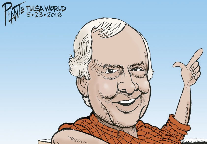 .<a href="/planteink/">Bruce Plante</a> cartoon: T. <a href="/boonepickens/">T. Boone Pickens</a> (click link for full image) ow.ly/q6q330kacd0 #okstate