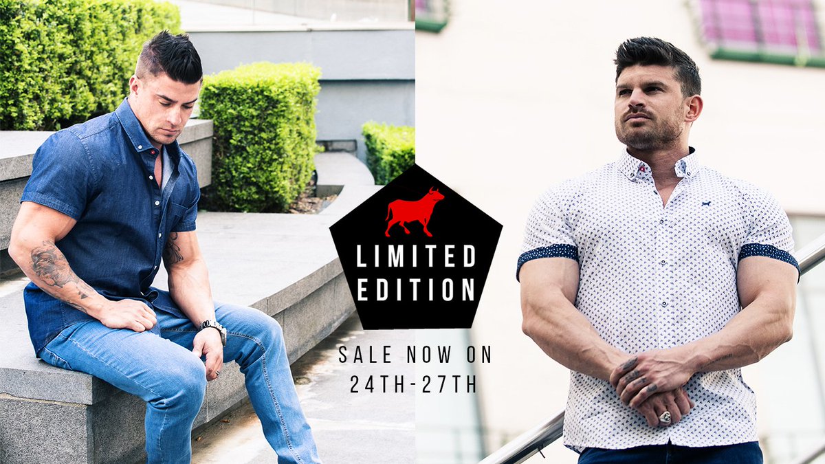 Oxcloth's tweet photo. Introducing our 'Limited Edition True Muscle-Fit' duo.

For this weekend only, receive 20% off. https://t.co/a2ODRocOwA

While stocks last. https://t.co/yw0fL6fyi2