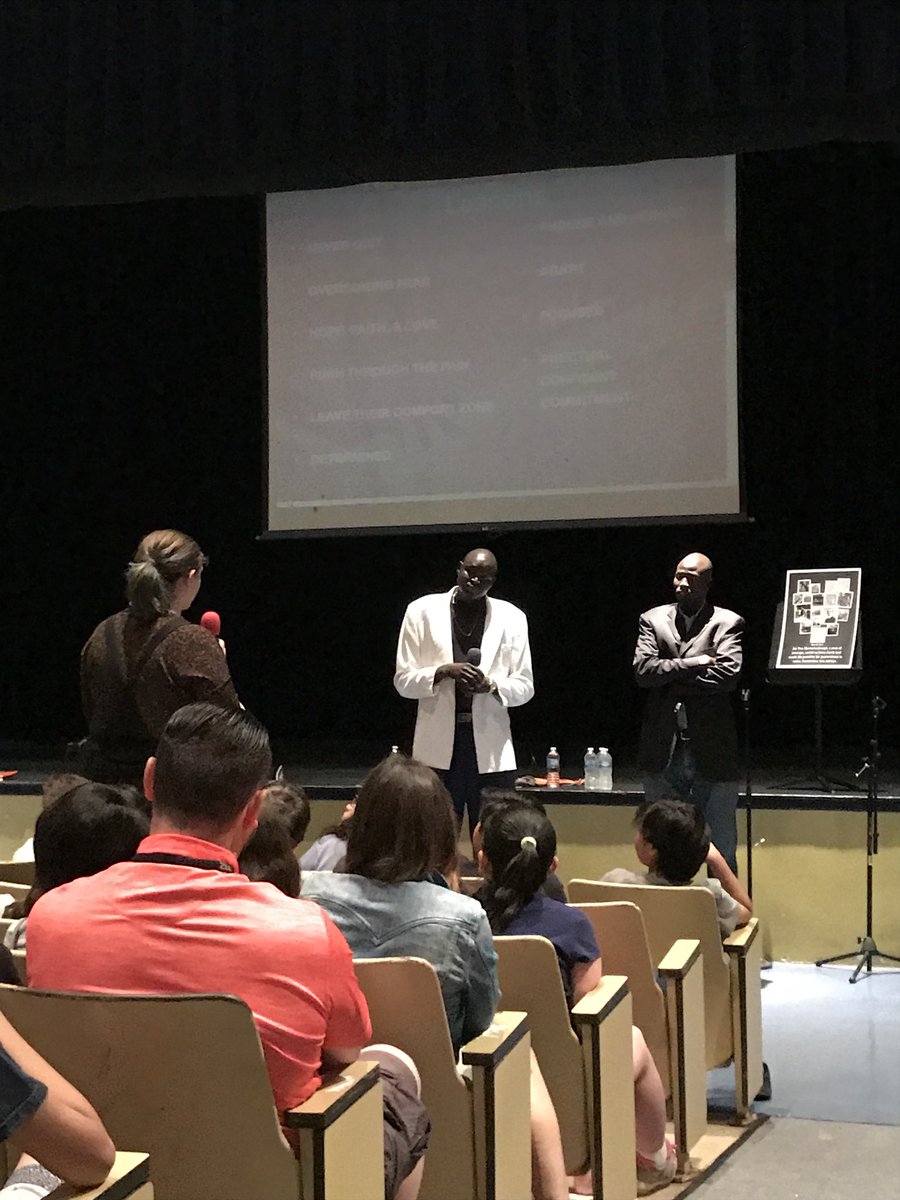 112foundation's tweet photo. Many thanks to Peter and Gabriel, #LostBoysofSudan, for sharing their powerful stories with the @nwhuskies and @ElmPlaceSchool students. And thanks to @JMallss for making it happen #foundationgrant #perspective #oralhistory https://t.co/6wln8gSOYU
