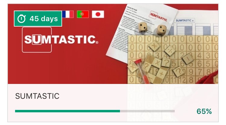 SumtasticGame's tweet image. OMG! 65% funded so far already #TeachersMatter #mathschallenge #mathschat #mathscpdchat #mathsenvie