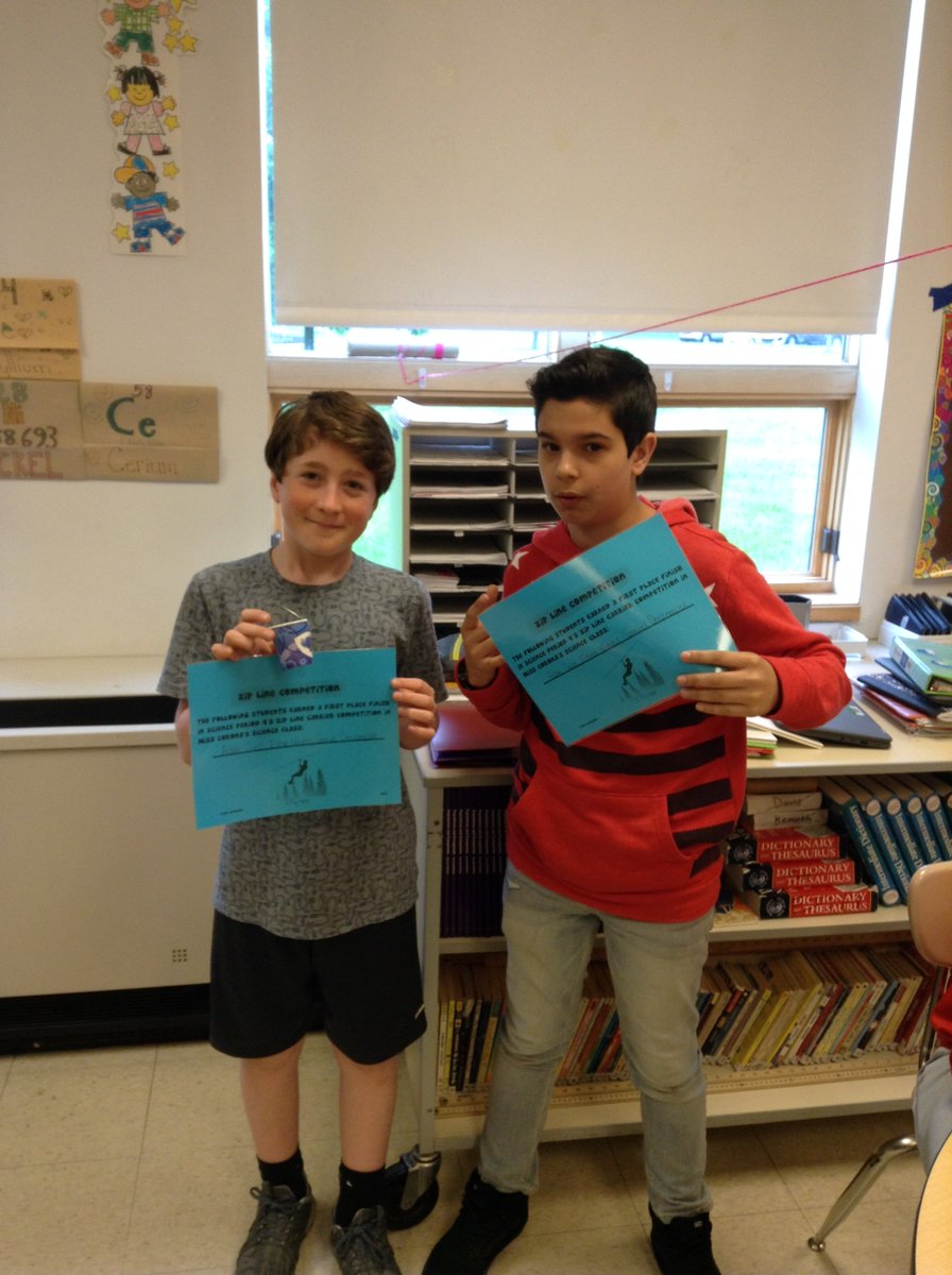 JCorona_EPSD's tweet photo. #SupremeStudents designed the winning zipline carrier in their class period #CoronasClass #ScienceIsCool #lmmslearns https://t.co/U4K5jWCT5A