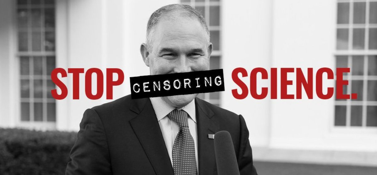 MarchForScience's tweet image. Right now, the @EPA is considering the #CensoringScience rule, which would allow the agency to exclude research that shows the health impacts of #pollution because the studies include confidential patient information.  Sign our petition here: actionnetwork.org/petitions/say-…