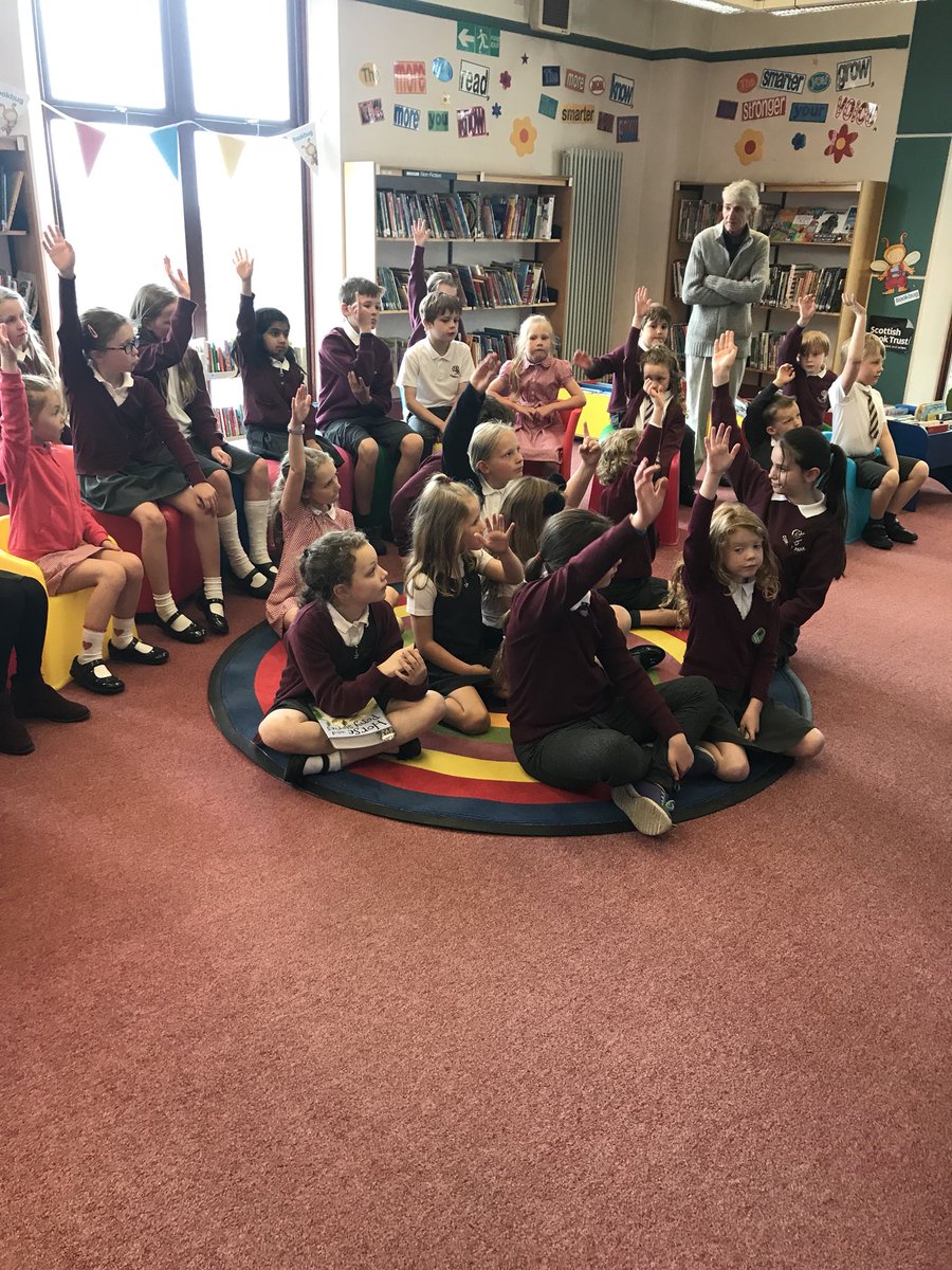 MrsMcDavidVPS's tweet photo. The Booksworms took a trip to @LibFalkirk  today. Thanks to Evelyn and the other ladies who helped us investigate the library https://t.co/arnu4BeLuv
