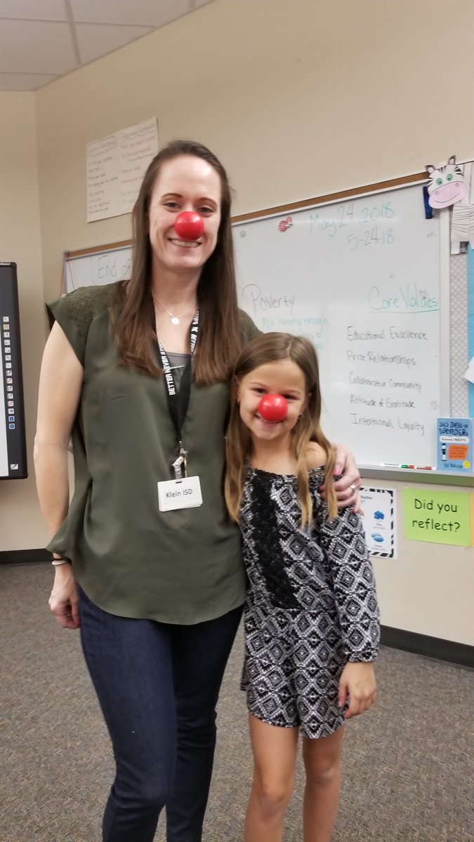 willeyklein's tweet photo. Celebrating #RedNose today @ZwinkKISD #Promise2Purpose https://t.co/3e9KNnXkwt