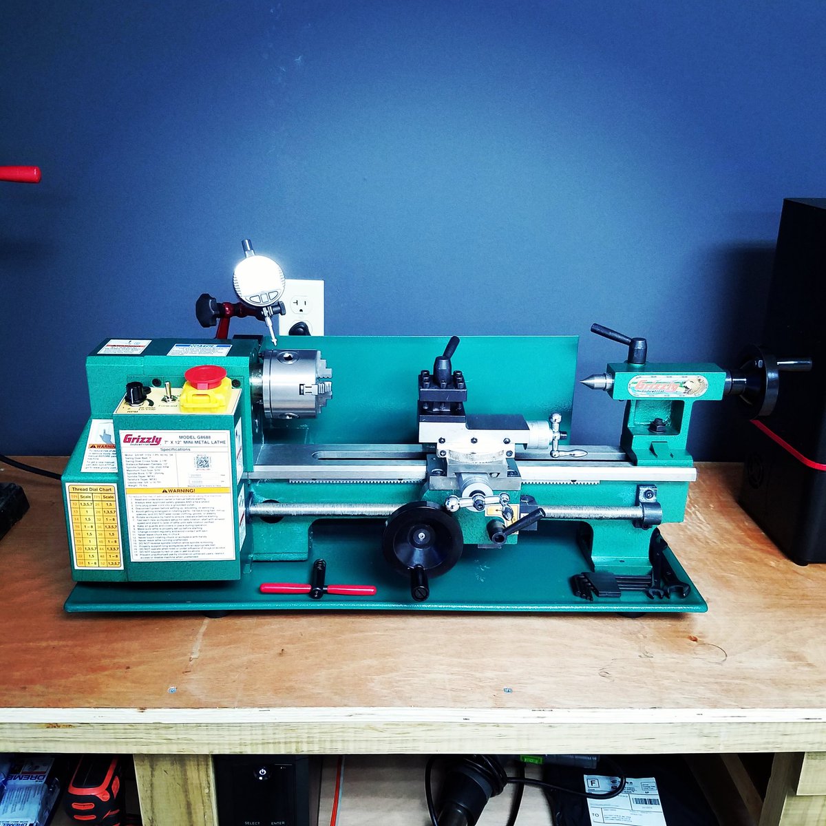 ThinkMaking's tweet image. 🛠💡 My new @GrizzlyIndustrial mini metal #lathe is here!!! This new addition to the workshop should enable me to make cooler projects!!! ✌🏽
-
#ThinkMaking #Metal #Workshop #Maker #MakersMovement #Machining #Machinist