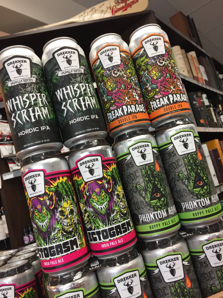 elevatedwbl's tweet photo. It's Here! Swing by and pick up your @DrekkerBrewing for the weekend!
#WhisperScream #FreakParade #Ectogasm #PhantomHand https://t.co/GlmMrnOWyh
