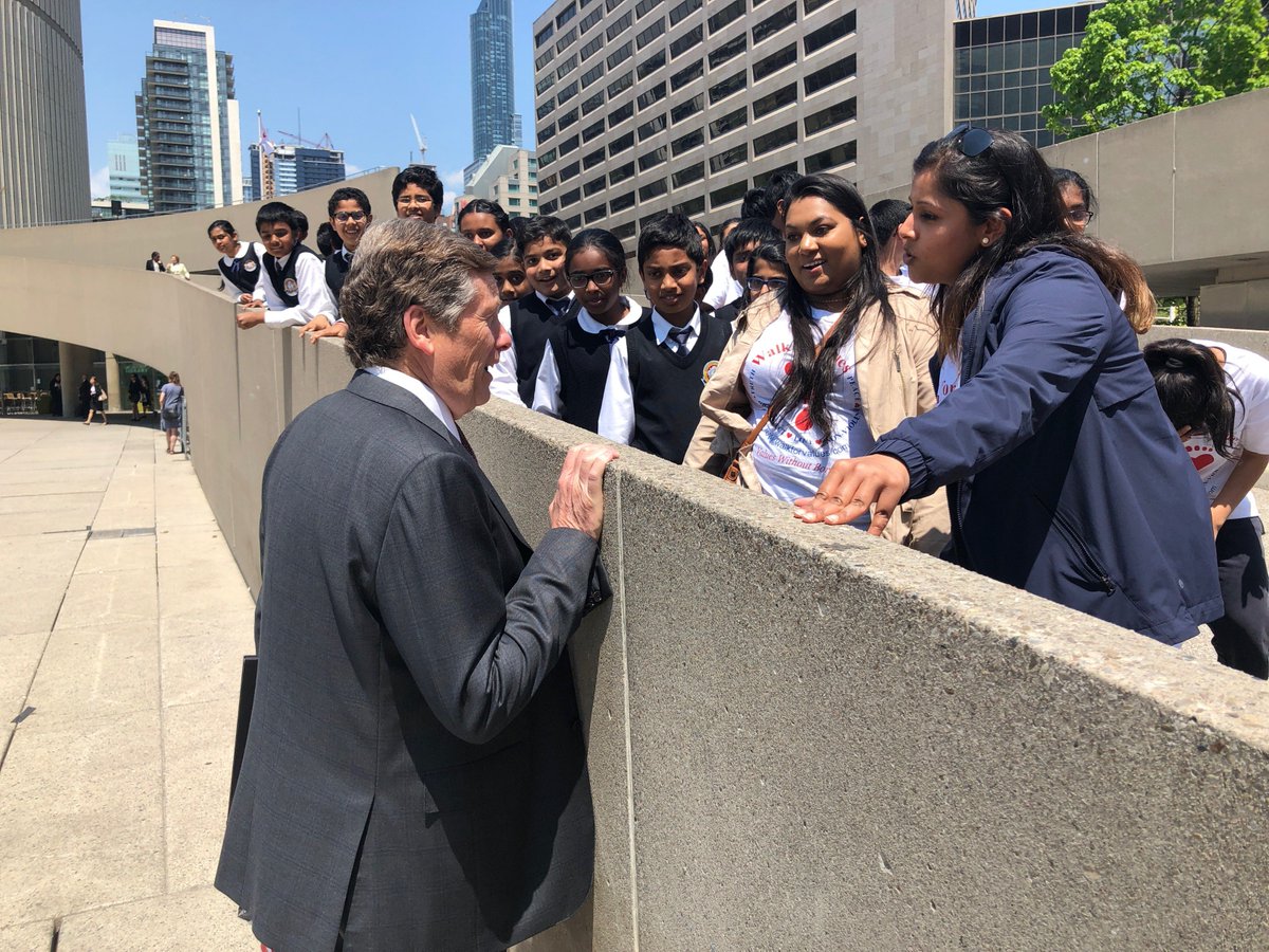 TorontosMayor's tweet photo. This afternoon we raised the Walk for Values flag over City Hall. The Walk encourages the importance of practicing human values such as truth, peace & non-violence. #WalkforValues https://t.co/ObjvRuq9mA