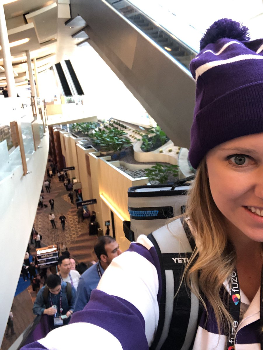 RachaelFstr's tweet photo. Fuzer on the move @okta @OktaneConf @fuze #findthefuzer https://t.co/8rxw0o3k7L