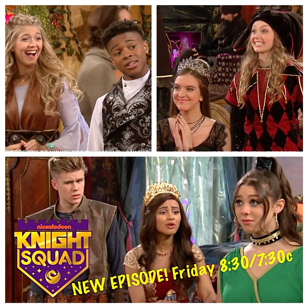 This Friday #KnightSquad is back! Why is Prudy so happy? 😆🍗  Why is Sage a Princess? 👑🦑 Why is <a href="/kirakosarin/">Kira Kosarin</a> crying? 😢 

Find out Friday on <a href="/Nickelodeon/">Nickelodeon</a> at 8:30/7:30c after the final 4 #Thundermans 
⚔️⚡️⚔️⚡️⚔️⚡️⚔️⚡️⚔️⚡️⚔️⚡️⚔️