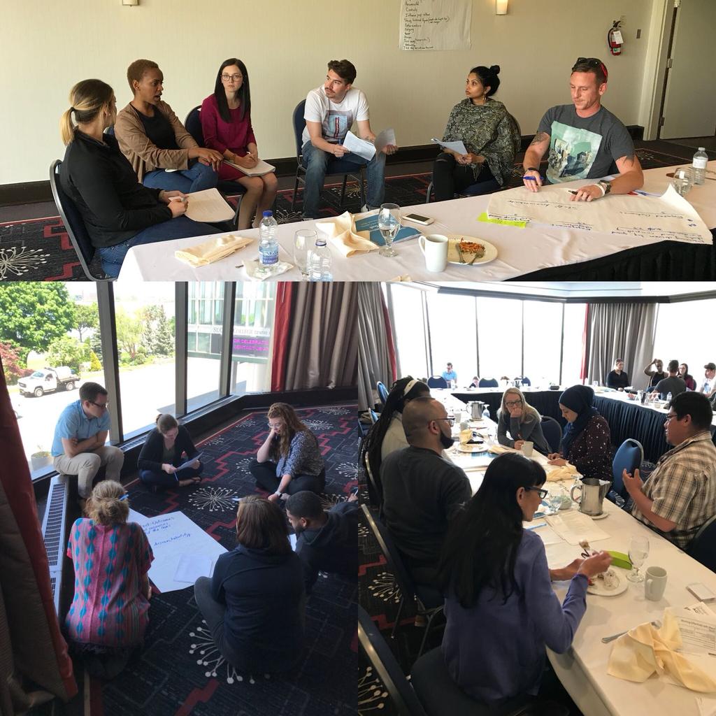 EMYSLikwa's tweet photo. @NewBe_Windsor @YOWTEAM @wesleyurban @REXforYouth @YouthON @EastMetro_EMYS small group work for Anti Black Racism OBYAP frontline training. #PYOW2018 #OBYAP https://t.co/QyOcJAjqLw