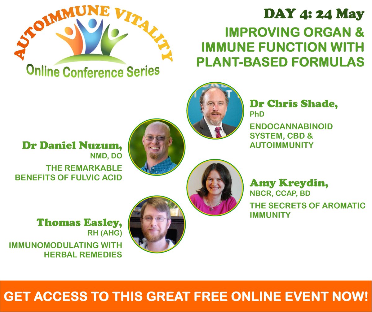 thrtechnologies's tweet photo. Dr. Shade is speaking TODAY on the Endocannabinoid system, CBD, and autoimmunity, so make sure to register for the Autoimmune Vitality online Conference for free! https://t.co/xOxBOyfuKY  #DrShade #CBD #QuicksilverScientific #AutoimmuneVitalityConference https://t.co/idXd3i0bVg