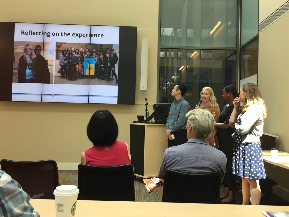 Team <a href="/ProjectEMAR/">ProjectEMAR</a> presenting our findings in #teens #stress #robots <a href="/uwtacoma/">UW Tacoma</a> with my amazing students <a href="/futurefadumo/">fadumo</a>, Christina Nelson &amp; Soobin Kim.