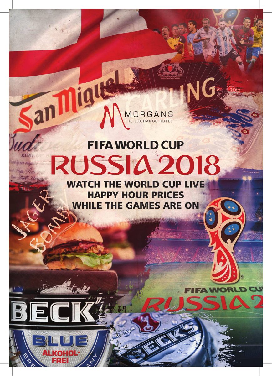 MorgansSY1's tweet photo. We're going to be showing the world cup with lots of great deals be sure to come down! More information to come. https://t.co/pnFUXTTRDG