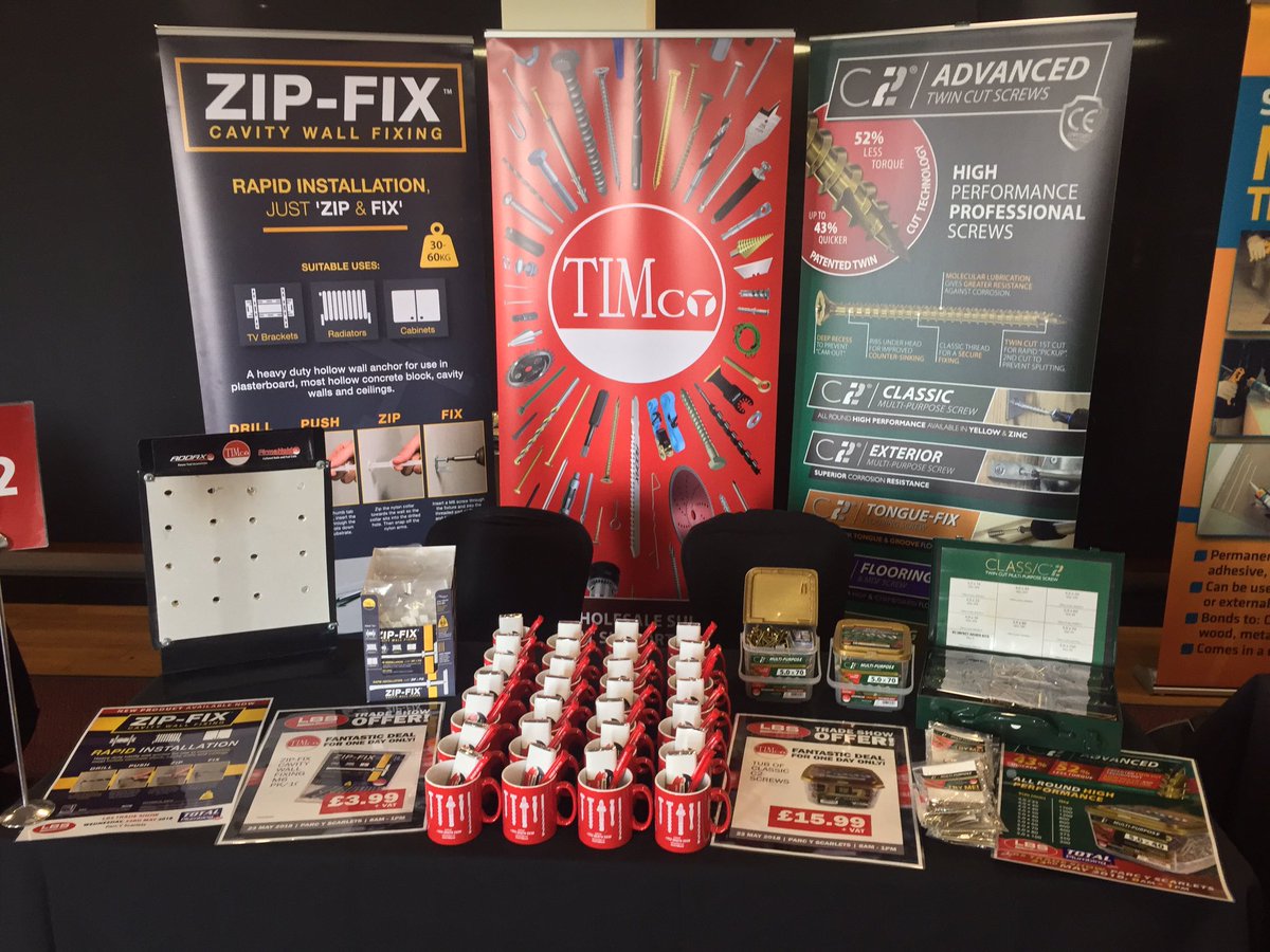JRDTimco's tweet image. All set up and ready to go for the @LBSBMLTD Trade Show tomorrow at Parc Y Scarlets! Come and visit our stand for exclusive Trade Show offers and Demonstrations! #ZipFix #C2 @TIMco_tweets @greggojohn @jonesalex7 @Josh21Knight