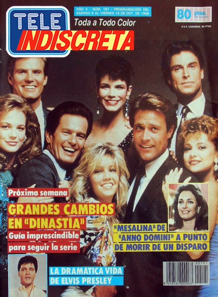 ColeccionTV's tweet image. Seguimos con las portadas de #TeleIndiscreta, esta vez de 1988 donde su gusto por las noticias inventadas creció exponencialmente. #FalconCrest y #Dinastía fueron las máximas protagonistas incluso con los (falsos) fichajes de ¡Madonna y Tom Cruise!
tvcoleccion.blogspot.com/2018/05/tele-i…