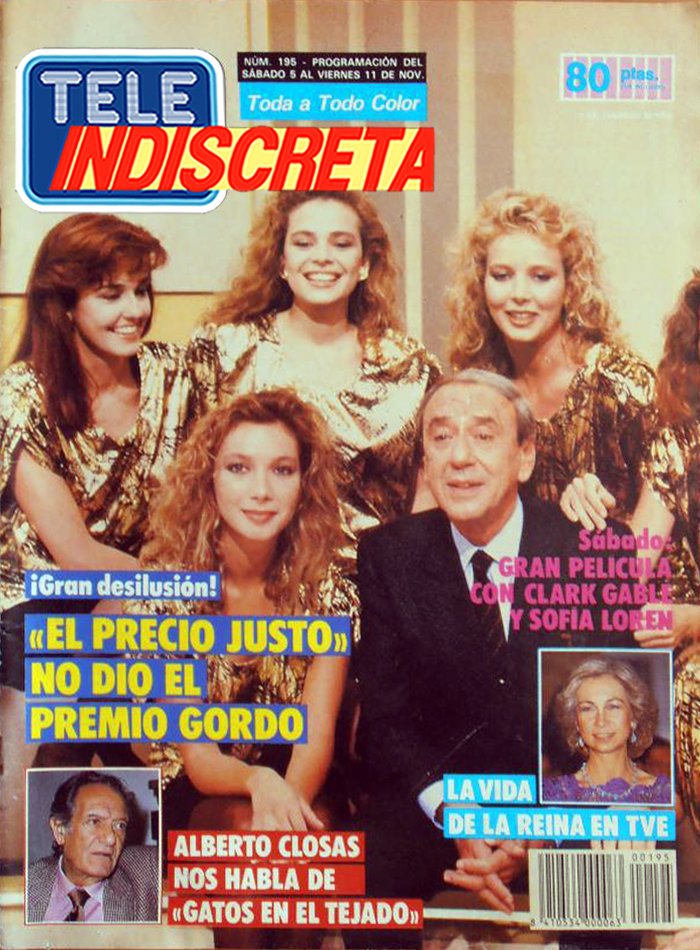ColeccionTV's tweet image. Seguimos con las portadas de #TeleIndiscreta, esta vez de 1988 donde su gusto por las noticias inventadas creció exponencialmente. #FalconCrest y #Dinastía fueron las máximas protagonistas incluso con los (falsos) fichajes de ¡Madonna y Tom Cruise!
tvcoleccion.blogspot.com/2018/05/tele-i…