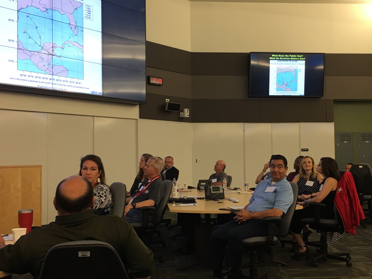 IvanPendergast's tweet photo. Thank you @NWSSanAntonio for inviting the area colleges and universities Emergency Management to Integrated Warning Team Workshop  held at the @SanAntonioOEM today. A great opportunity to learn from and collaborate with the NWS and our local media Meteorologists. https://t.co/KHV52YMGzk