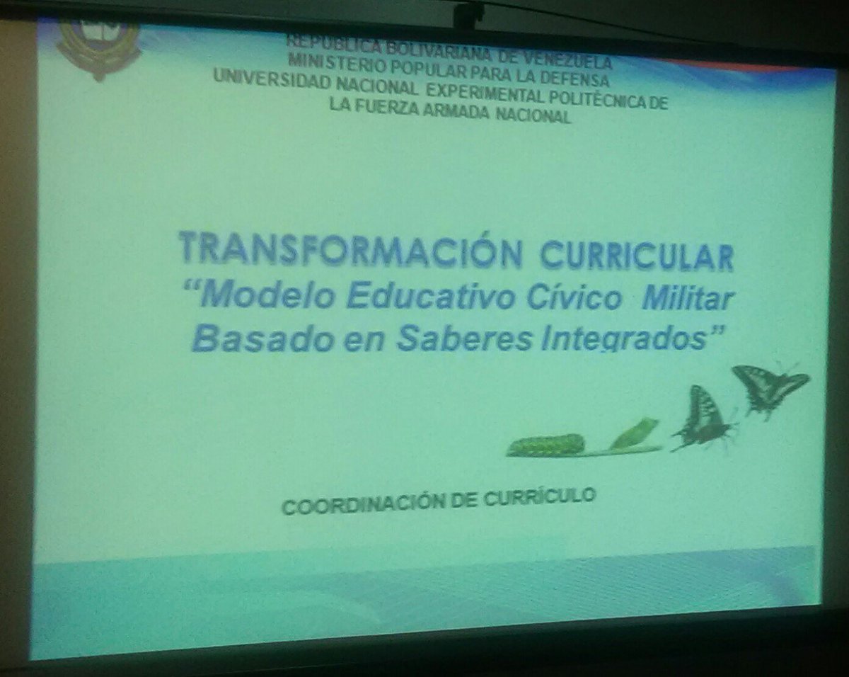 unefavac's tweet photo. #22May La Coordinación de Currículo del Vicerrectorado Académico realizó un taller donde presentó el proceso llevado a cabo para la transformación curricular, así como también el modelo educativo Cívico Militar basado en Saberes Integrados. @unefa_ve @ndanielst https://t.co/xAZju5G0a1
