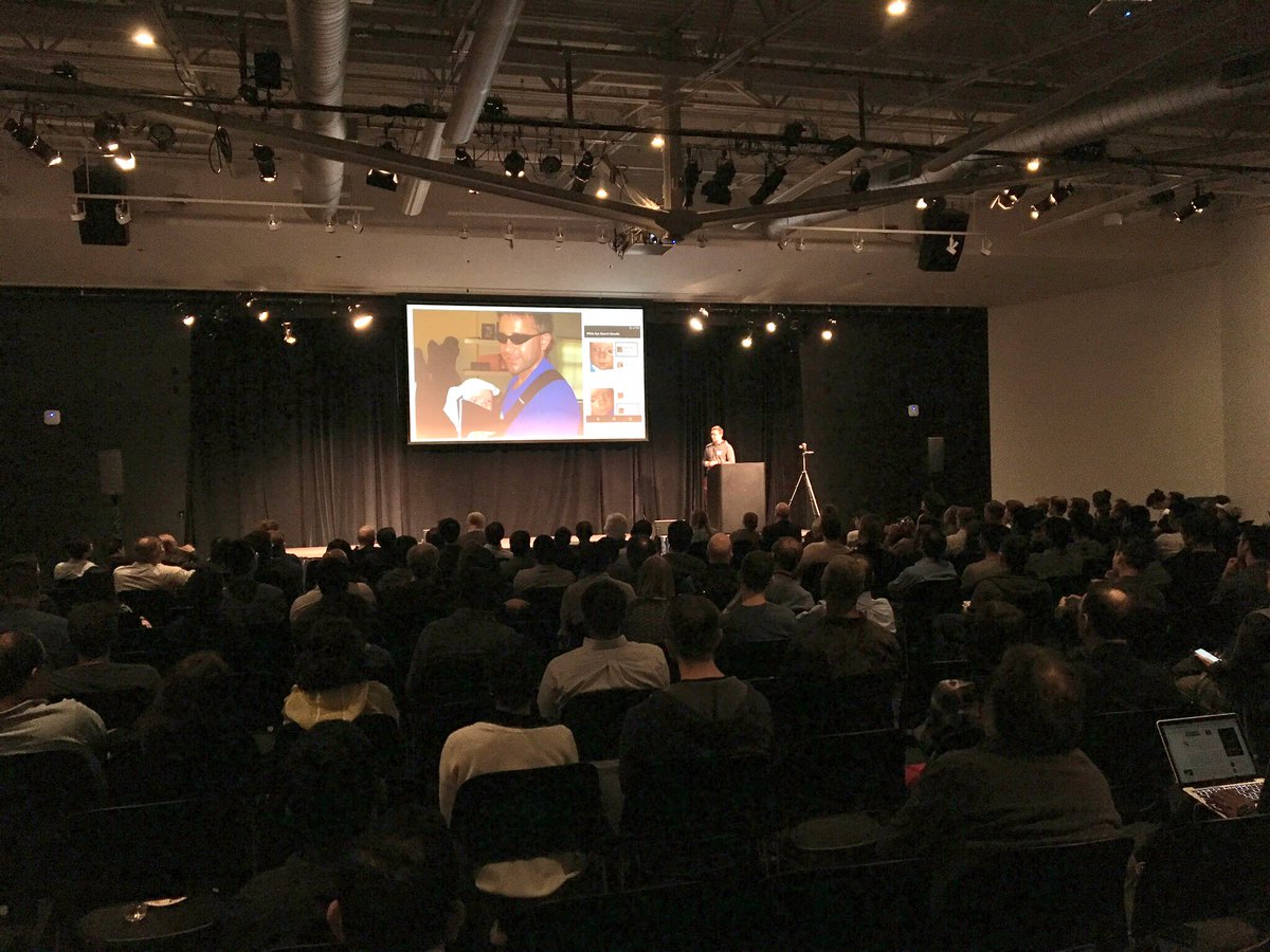 TangAnnabelle's tweet photo. #TBT #2018aidownload Lukasz Kidzinski, a Distinguished Postdoctoral Felllow in the Mobilize Center at Stanford University and an organizer of the AI in healthcare working group on GitHub, talked about bribing engineers, doctors and entrepreneurs to create healthcare solutions. https://t.co/AVHM28xIMs