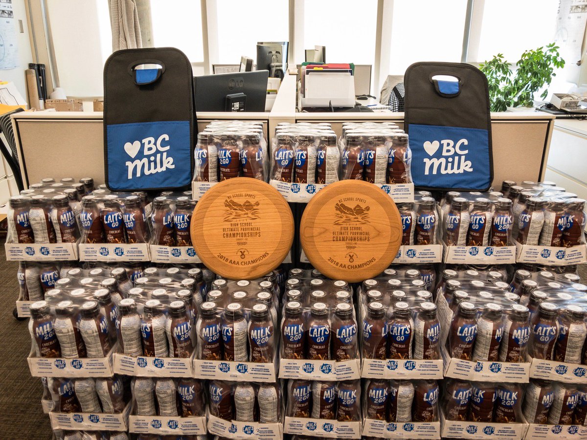 RT <a href="/bcschoolsports/">BC School Sports</a>: Got Milk?? Gearing up for the Inaugural BC School Sports Ultimate Provincial Championships! May 24th &amp; 25th at Newton Athletic Park! Come out and cheer on your teams! <a href="/BCMilk/">BC Dairy</a> <a href="/pbchocolatemilk/">Chocolate Milk</a> <a href="/vcultimate/">VC Ultimate</a> #ultimate #disc #pbchocolatemilk