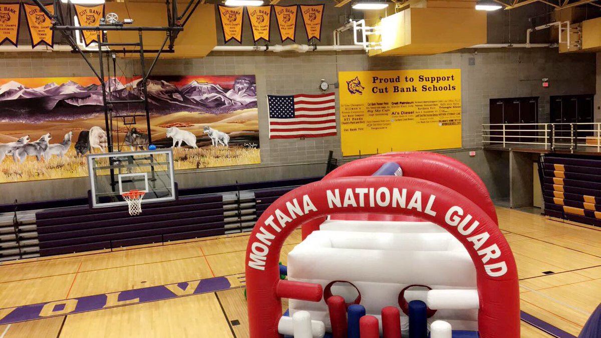 ArmyMontana's tweet photo. School Visit today @ Cutbank High School!! #obtsaclecourse #mtarng #goguard #schoolvisit #cutbank #guardstrong #hooah https://t.co/pxjb8gHZDp