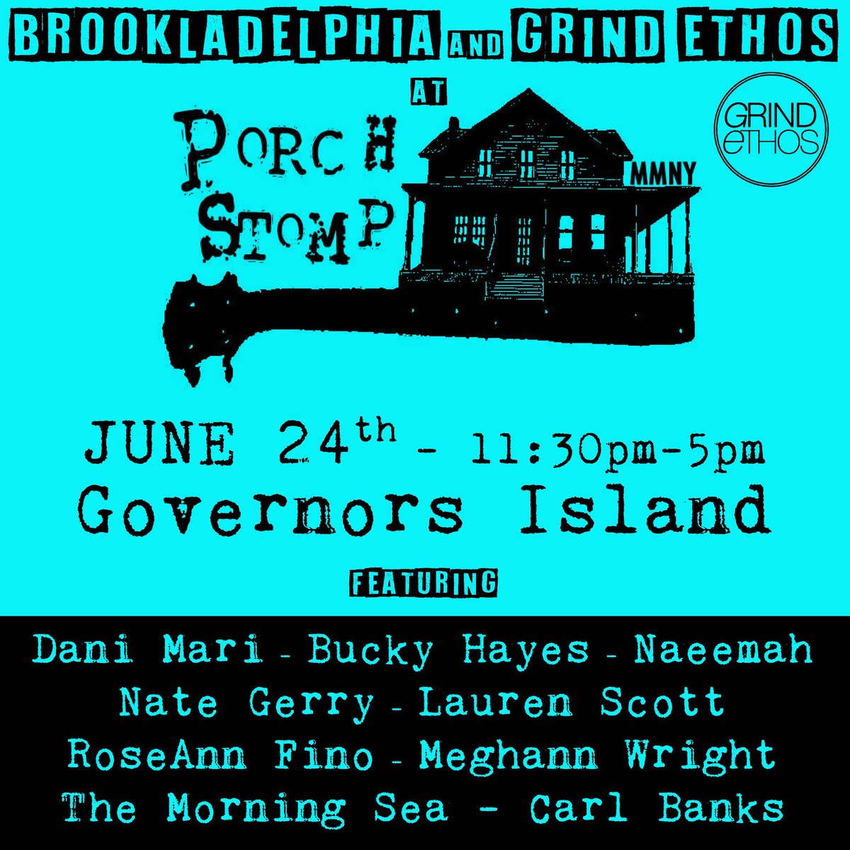 Get ready for <a href="/PorchStomp/">PorchStomp NYC</a> this summer! Free Americana+Folk Fest on Govs Island 🤘