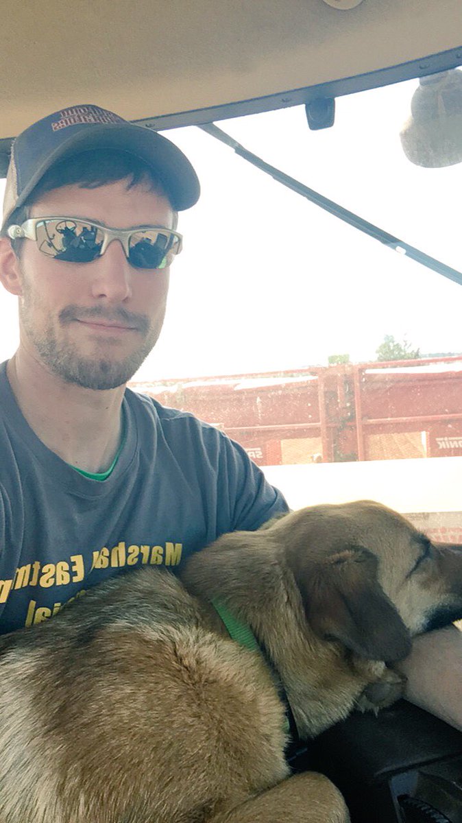 Remi found me planting #peipotatoes close to the farm today #plant18